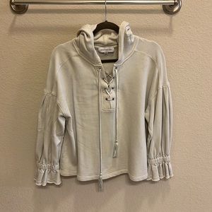 Something Navy Sweater with hood